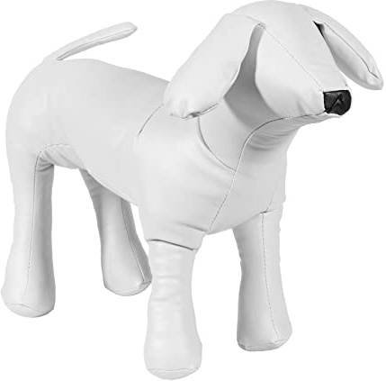 Vycowb Leder Hund Schaufensterpuppen Stehend Stellung Hund Modelle Spielzeug Haustier Tier Geschaeft Schaufensterpuppe L
