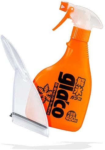 detailmate Auto Scheiben Enteiser Bundle | Soft99 Glaco Deicer Spray 450ml mit Versiegelungseffekt Eiskratzer transparent | Autoscheiben Enteiserspray, Eislöser mit Abperleffekt