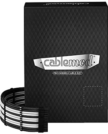 CableMod PRO ModMesh RT 12VHPWR Dual Cable Kit für ASUS/Seasonic/Phanteks - schwarz/weiß
