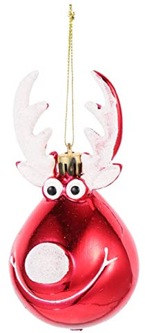 Yardwe 2st Weihnachtsglocken Christbaumschmuck Weihnachtspartydekorationen Weihnachtsbaum Hängende Dekoration Weihnachtsschmuck Weihnachtsbaumanhänger Weihnachtsutensilien Elch
