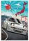 ZENGYL JDM Rennauto-Poster für Mazda RX7 weißes Sportwagen-Poster, dekoratives Gemälde, Leinwand, Wandposter und Kunstbilddruck, modernes Familien-Schlafzimmer, Dekor-Poster, 30 x 45 cm