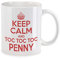 Urban Backwoods Keep Calm And Toc Penny Tasse Mit Spruch Kaffeetasse