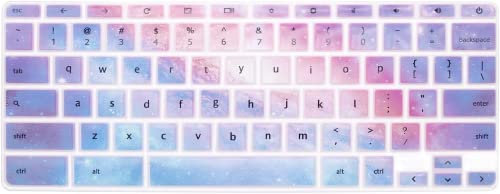 Boaulee Silicone Keyboard Cover Skin for HP Chromebook 11.6 (Cosmic Nebula)