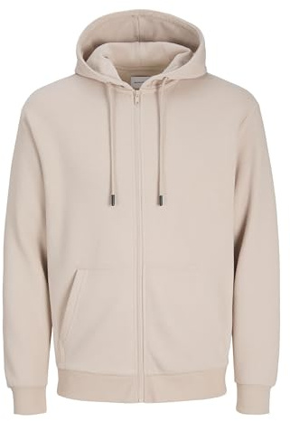 JACK & JONES Herren Jjebradley Sweat Zip Hood Noos Sweatshirtjacke (1er Pack)