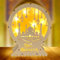 TOPJOWGA Holz Ramadan Deko Lampe, Ramadan Dekoration Laterne, Eid Ramadan Lampe, Eid Mubarak Laterne Mond Stern Dekoration, Batteriebetrieben Islam Festival Lichter Ramadan Dekoration