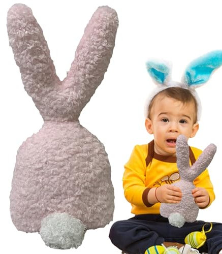 puzzlegame Ostern Stofftiere,Osterhase Plüsch - Bequeme Cartoon-Häschen-Plüschkarotte | 30 cm weiches Kissen, elastisch, gefüllte Puppe, Heimdekoration für Schlafzimmer, Stühle, Sofas, Betten