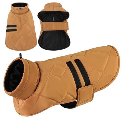 CITÉTOILE Hundemantel Winter,Hundemantel Grosse Hunde, Hundejacke für Dackel,Bulldogge, Winddichte Hundemantel für Hund Indoor & Outdoor Camping Wandern