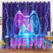 Qiqumax Gamepad Gardinen Verdunkelungsvorhänge Für Kinderzimmer Jungen Games Blickdicht Vorhänge Graffiti-Gamepad Für Gamer Verdunkelungsvorhang (6,100x140cm(BxH)/ 50x140cmx2)