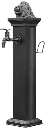 KXJPIZIYB Robinet Exterieur Jardin pour Colonne d'eau de Jardin, Fissure Antigel, avec Support de Tuyau et Pistolet Pulvérisateur, pour Villa, Jardin, Fontaine à Eau de Cour(H 72cm/28.3in)