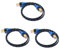 Artibetter 3 Stück 1 Ethernet Kabel Flachbandkabel einziehbares Ethernet-Kabel Flachband-Ethernet Wlan Router WLAN-Router ethernet cables ethernetkabel Cat7-Ethernet-Kabel Netzwerkkabel
