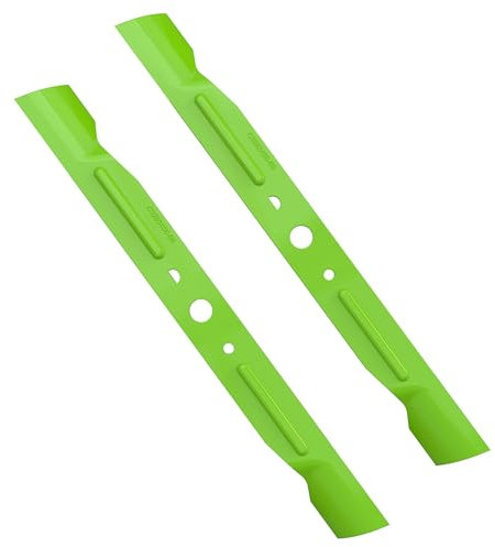 Greenworks 7512902 Baggermesser für 106,7 cm ZTR und Traktor, grün, 2 Stück