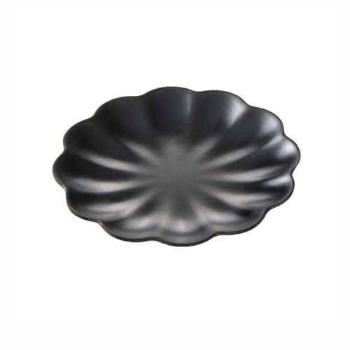 Bandeja Organizador de Joyas de Resina Llave Anillo Plato Joyas Bandeja de Placa de Joyería Tazón de Llave Negra Exhibición de Relojes Llaves Monedas Joyería para Decoración de Casa Oval (N)