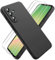 Ikziwreo Hülle für Samsung Galaxy A56 5G Handyhülle, mit 2 Stück Displayschutzfolien, Reiner Farbe Ultradünne Weich Silikonhülle, Stoßfeste Anti-Scratch Gummi Schutzhülle - Schwarz