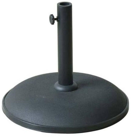 Marbueno Base Round Cement Parasol 41.5x35cm 15kg Black Garden, Pool and Terrace 10447
