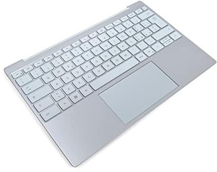 Dell XPS 9315 Sky Palmrest, Touchpad & ITALIAN Backlit Keyboard - 04N9X3 + 0CWDC2 (Y54G3) (Renewed)