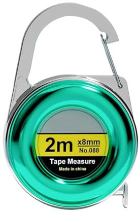 Körpermassband Maßband Körper, 79 Zoll Massband Körper Schneidermaßband, Einziehbar Enaues Körpermessung Maßband von Bizeps, Brust, Hüfte, Waden, Oberschenkel und Hals, Ideal für Fitness und Zuhause