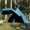 Homgoday Tipi-Campingzelt 5 Person Trekkingzelt Familienzelt Wasserdicht Campingzelt Zelt für Camping Picknick Wandern Blau Wasserdicht