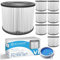 KESSER® Filter für Whirlpool 7X Filterkartuschen Ersatz SPA Filter Größe VI Kartuschen Wasserfilter Poolfilter kompatibel mit Lay-z-Spa Intex Ersetzt die Originalkartusche