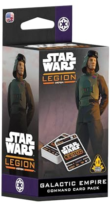 Star Wars: Legion Galactic Empire Command Card Pack - Tabletop Miniaturen Spiel, Strategiespiel für Kinder und Erwachsene, ab 14 Jahren, 2 Spieler, 3 Stunden Spielzeit, hergestellt von Atomic Mass