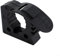 Lot de 4 pinces de montage à dégagement rapide, attaches en caoutchouc antidérapant pour outils de montage pour véhicules camping-cars, VTT, outils de 3 à 4 cm de diamètre (noir)