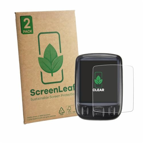 ScreenLeaf 2 Stück Schutzfolie für ZMCVOE Bike Computer digital [nachhaltiger Displayschutz, Folie, transparent, kratzfest]
