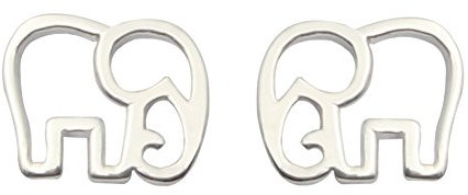 ELBLUVF 925 Sterling Silber Animal Lucky Elefant Ohrringe