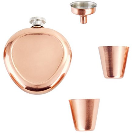 Old Dutch 1434 Bargeschirr, Edelstahl, Kupfer, 4-teilig