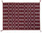 Dmora Toronto moderner Teppich, Kelim-Stil, 100% Baumwolle, rot, 230x160cm