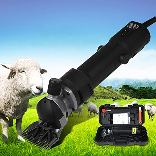 690W Tondeuse pour Animal électrique Professionnelle Mouton Animaux Alpaga Laine … (Noir)