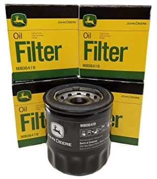 John Deere Original Equipment Oil Filter #M806419 (Qty 4)