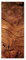 banjado® Magnettafel 30 x 75cm / Magnetwand aus Metall/Magnetpinnwand als Memoboard/Pinnwand Magnettafel Küche, Büro, Kinderzimmer inkl. 4 Magnete & Montageset - Motiv Trockenes Holz