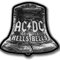 Rocks-off Metall Anstecker - AC/DC Hells Bells - 4x3cm, Metallic, Unisex