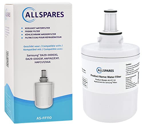 AllSpares Filtre à Eau pour Réfrigérateur Compatible avec Samsung Aqua Pure Plus Samsung DA29-00003F / DA97-06137A-B / HAFIN1/EXP / HAFIN2/EXP