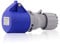 Intratec prise CEE 16A 230V IP44 3 pôles 6h bleu/gris, IEC60309, encastrable, usage industriel