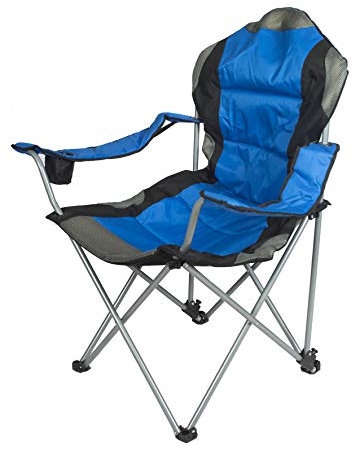 CREVICOSTA QUALITY MARK MARCAS DE CALIDAD Sandwich 2304 Klappsessel aus Stoff für Camping und Strand (Blau)