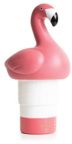 Milliard Schwimmender Chlorspender für Schwimmbad und Spas – verstellbare Freisetzung von Chlor Tab Floater für 2,5 cm – 7,6 cm Tabletten (Flamingo Pool Chlorinator)
