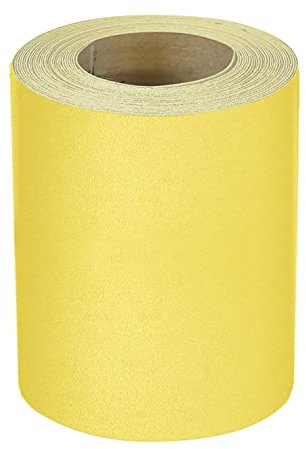 Mirka Yellow Schleifpapier Schleifrolle / 93mm x 5m / 1 Rolle / P100 /Schleifen von Hartholz, Weichholz, Farbe, Spachtel, Kunststoff