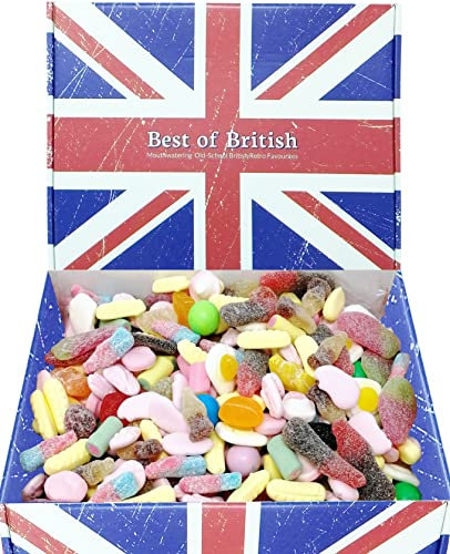 Pick and Mix Sweets Hamper: Pick N Mix Retro Sweets Gift Box. Quality Birthday Gift For Kids, Men & Women: 900g