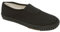 Kids Adult Boys Girls Black Slip On Pumps Plimsolls Game Gym Sport Unisex Shoes (UK Kid Size 1, Black Slip On)