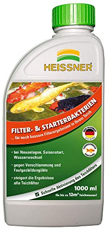 Heissner Teichpflege Filter- & Start-BAKTERIEN, 1000ml
