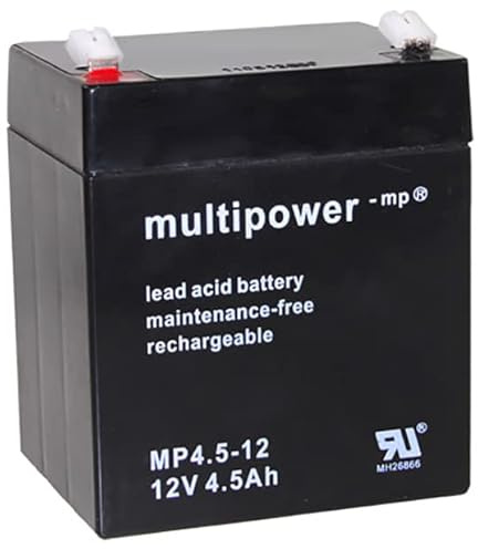 Blei-Akku Multipower MP4.5-12, 12 Volt, 4,5 Ah
