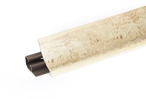DQ-PP 3m WINKELLEISTE | Niagara | 23 x 23mm | PVC | Küchenleiste Arbeitsplatte Abschlussleiste Leiste Küche Küchenabschlussleiste Wandabschlussleiste Tischplattenleisten