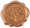 craspire 50 STÜCKE Selbstklebende Wachssiegel-Aufkleber Baum des Lebens, Selbstklebender Siegellack-Stempel Baum des Lebens Umschlag-Siegel-Aufkleber Zum Versiegeln von Umschlagkarten