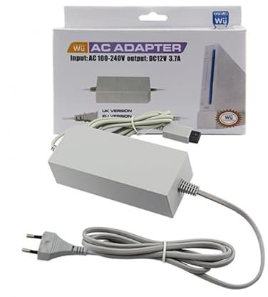 Fonte Di Alimentazione per Console Nintendo Wii Ricambio Parete Trasformatore