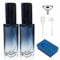 Perfume Atomiser Refillable, Travel Perfume Atomiser Bottle Mini Small Empty Spray Bottles Portable Glass Travel Perfume Pods Container For Perfume Travel Holiday (10 Ml/ 2 Packs) (Gradient Blue)