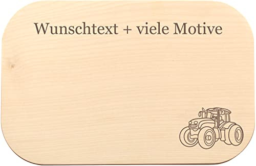 Landwirtschaft Brettchen - graviert mit Name oder Spruch - Geschenk für Landwirt und Landwirtin - mit Motiv wie Traktor, Pferde, Hühner - Fanartikel für Landwirte von Geschenkissimo