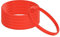 PATIKIL Silicone Bracelets, 6 Paquet Coloré Caoutchouc Bracelets Vide Élastique Sports Groupes pour Adultes Ados Sports Équipe Jeux, Rouge