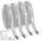 Strassband Selbstklebend, 4 Rollen Glitzerband Selbstklebend, Strassband Glitzersteine, Diamantband, Kristall Strasssteine Strassband, Kristall Strass Diamant Band, für Hochzeit Geburtstag DIY Deko