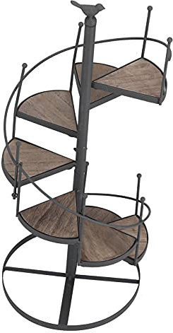 Ejoyous Escaleras de Flores Soporte para Plantas de Metal Pequeño Soporte para Macetas Escaleras para Plantas de Varios Niveles Estante Moderno para Flores Estante para Plantas Estante