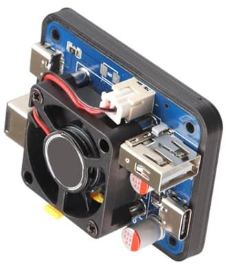 Yfenglhiry Für RPi 5 Power Module 5V5A 27W PD Induktion USB Zwei Eingänge Breite Spannung Zwei Ausgänge Breitspannungsmodul